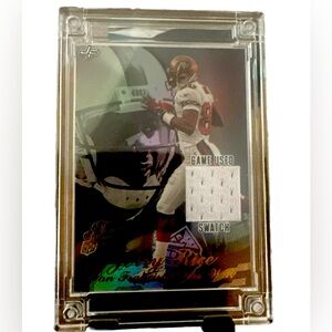 **JERRY RICE**  SAN FRANCISCO 49ERS JERSEY FUSION Game Used Swatch